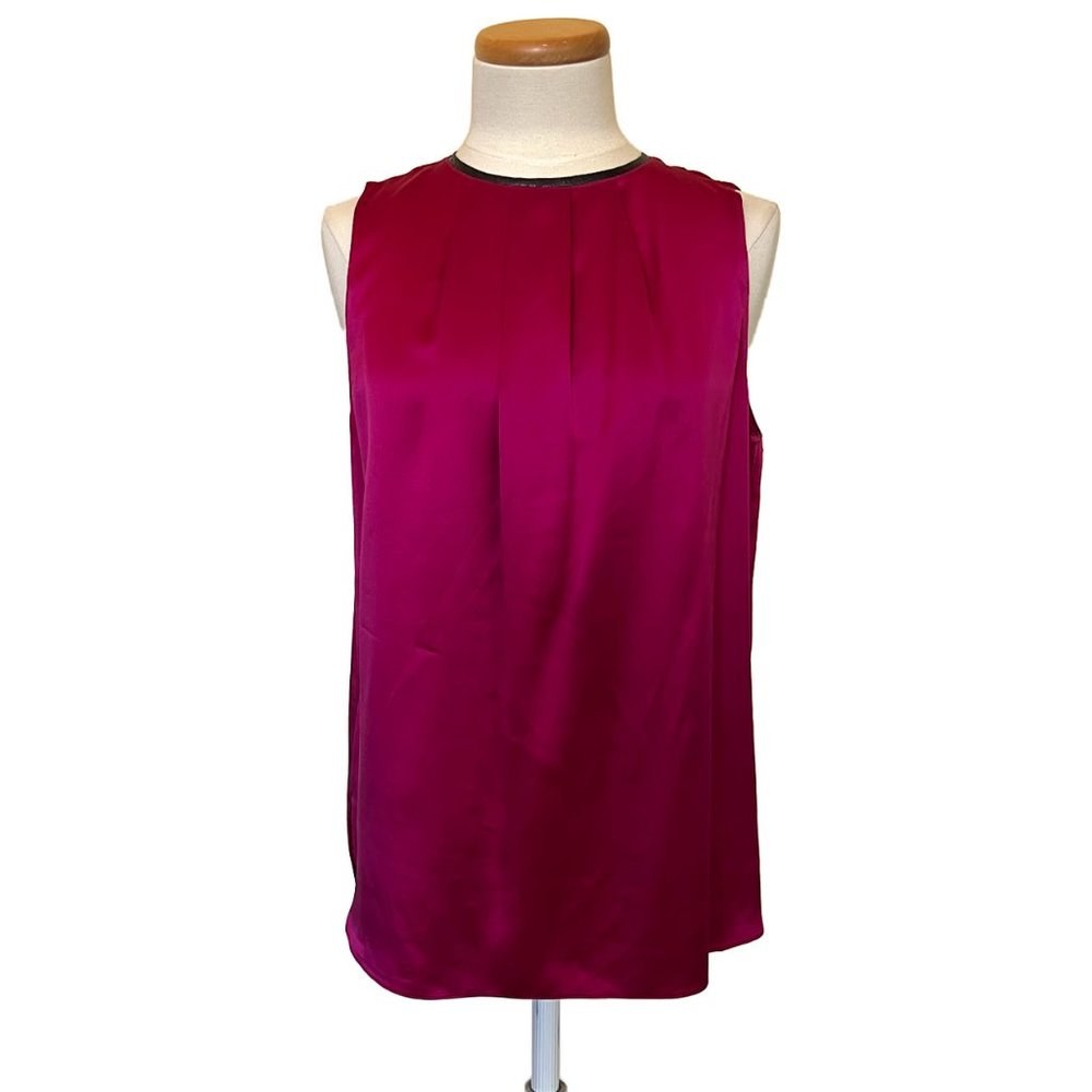 Elie Tahari Berry Silk Sleeveless Top, size M
